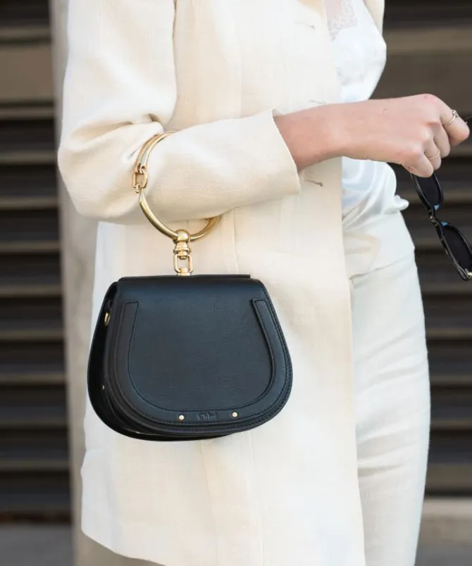 Solid Crossbody Bag - Image 2