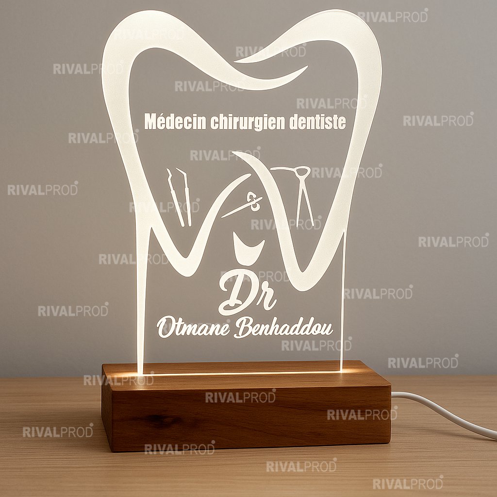Dentist Personalized Led Lamp - Image 3