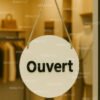 Open Acrylic Store Sign