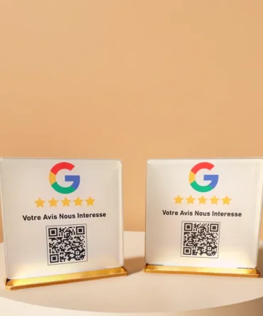 Google Review QR Stand