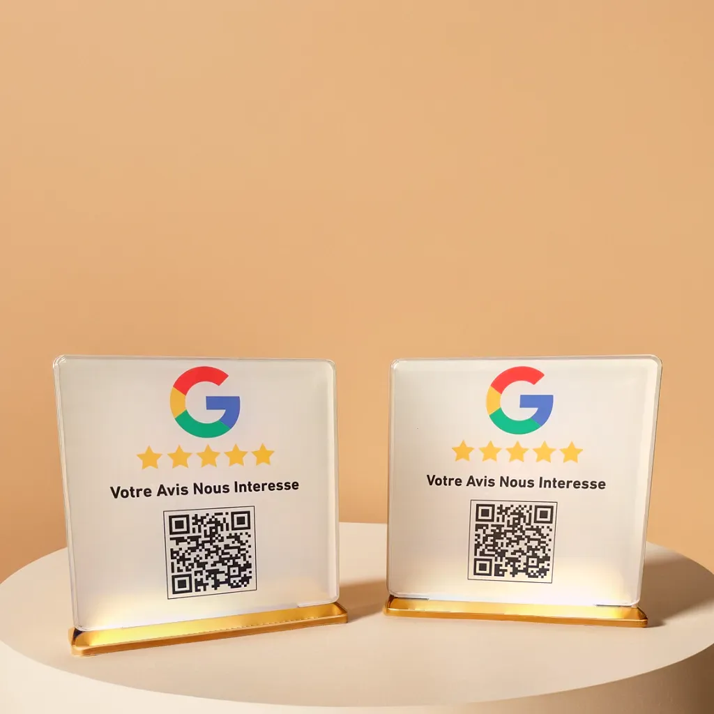 Google Review QR Stand