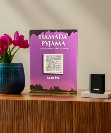 Transparen QR Code Stand