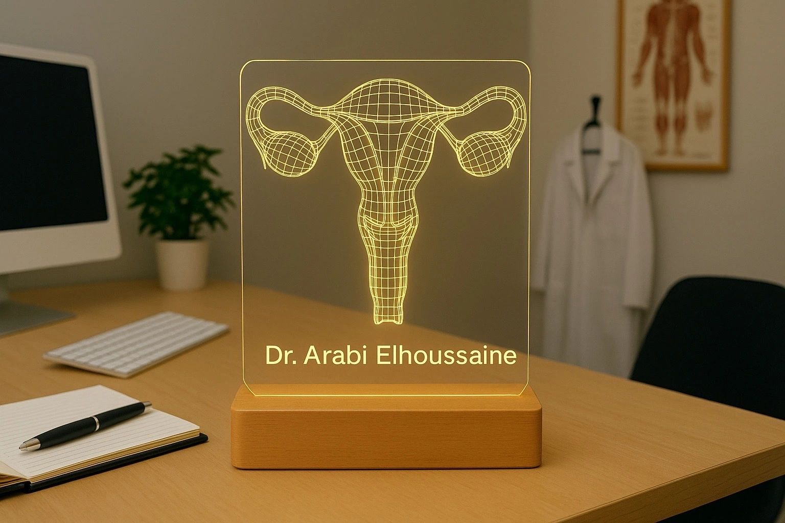 Uterus LED Lamp