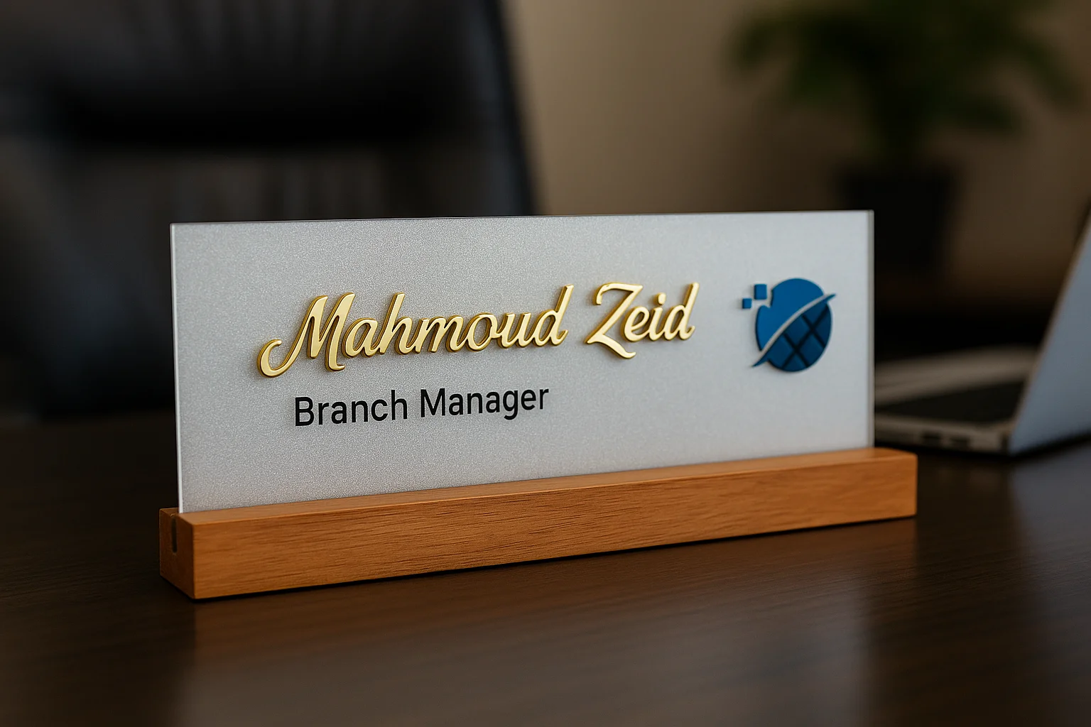 Desk Plate